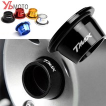 야마하 tmax 530 dxsx 2017 2018 2019 tech max tmax 560 2020 2021 2022 오토바이 머플러 테일 엔드 cnc 배기 팁 커버, 빨간색