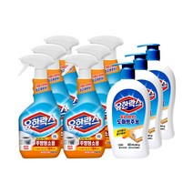 다봄마켓 유한락스 주방청소500ml 2개+도마행주용500ml 1개, 3개