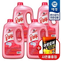 애경 울샴푸 대용량 중성세제 오리지널 용기 3L x4개 +아웃도어50ml 증정, 기타