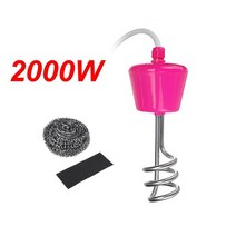 2000/2500/3000W 카트리지 히터 전기 가열 요소 침수 온수기 보일러 가열 막대 풍선 수영장 용, 2000W_1, 영국 플러그_2