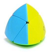 Mastermorphix 3x3 퍼즐 매직 큐브 쌀만 두 스피드 전문 Pyramorphix 교육 학습 장난감 위한, 03 2x2 Stickerless