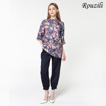 마르조 리프 레이온 세트 네이비