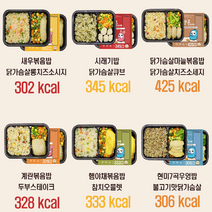 방콕도시락 6종 직장인 2주다이어트 벌크업 건강 간편 냉동 도시락, 방콕도시락_6종_6팩