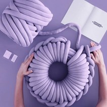 나블리박스 핑거니팅 DIY 자이언트 패브릭얀, 14 라이트퍼플