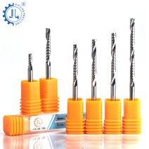 유리절단기 전문가용 칼 Jialing 3.175mm 1pc 아크릴 커터 카바이드 엔드, 20 3.175x3.175x12