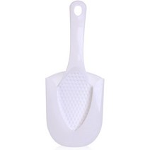 Arbor Home MXY Rice Paddle White Spatula Spoon With A Suction Cup Holder Can Adsorbed On Rice Cooker, 1