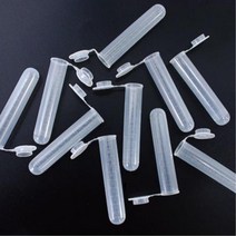 실험시료 10ml 원형 마이크로 캡튜브 10개 시험관 과학실 초등과학 실험용