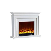 미국식 벽난로 난방 기계 장식 전자 엔틱 온풍기 불꽃, 1200x1000mm 갈색 + 장식용 스토브