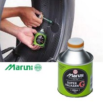 마루니 타이어본드 패치용 노쥬브접착제 풀 펑크 빵구 수리공구 마모억제 일제 MARUNI 튜브프레스용 슈퍼발칸풀 노쥬브풀 200CC, 1개