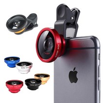 스마트폰 광각렌즈 슈퍼 와이드 0.4X 셀카렌즈, 블루