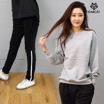 스타캣 루즈핏 맨투맨 운동복 요가복 필라테스복MT01AA2