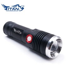 타이탄코리아 LZ23 고급후레쉬 (18650충전지포함), 블랙 세트