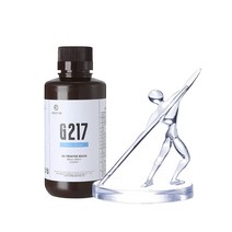 3D프린터 레진 RESIONE 3D 프린터 수지 G217 투명 ABS 유사 레진 비황변 터프 리지드 DLP MSLA LCD 프린, 1000g_1000g