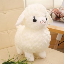 아기양 봉제인형 애착 생일선물 귀여운 동물, 상세페이지 참조, 하얀 22 센치 메터, 상세페이지 참조