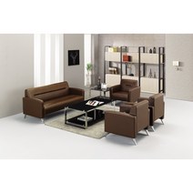폴리 소파 1인용 3인용 레자(브라운) / SF-8057BR / 중역소파 사무용, SF-8057BR 3인용 레자(브라운)
