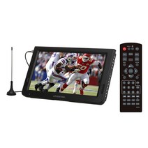 차량용소형TV 휴대용 10 인치 휴대용 미니 TV 디지털 ATSC TFT HD 스크린 Freeview LED TV 비디오 플레이어자동차 캐러밴 캠핑 야외 또는 주방용