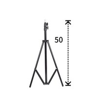 카메라 앵커 셀카 라이트 프레임 금속 온도계 홀더 방송 삼각대 랜딩 타입, 01 50cmThe tripod