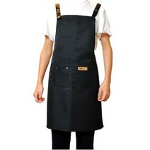 민스리빙 카페 데님 심플 앞치마 H형, 레드, 2개