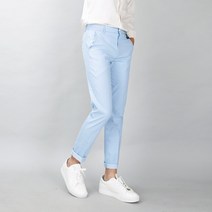 [데님공방] 남자면바지 셔츠빠짐방지 슬림일자 스판 블루 면팬츠 S-2XL