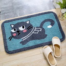 홈스토리지 귀여운 고양이 캐릭터 욕실 발매트 현관 러그 발매트 주방매트 현관매트 거실매트 욕실매트 러그 욕실발매트