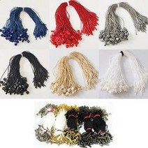 택고리 실고리 택끈 행택고리 택고무줄 실고리핀, RA 2 화이트(둥근) 12cm, 1개