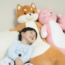 멍이 냥이 모찌 인형 대형 바디필로우 롱쿠션 긴베개 꿀잠템, 멍이(브라운)