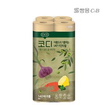 브랜드없음 코디 아름드리 기름먹는 키친타올 140매 8롤