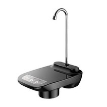 원룸정수기 생수통정수기 냉온수정수기 정수기부품 범용 자동 USB 배럴 워터 디스펜서 펌프 휴대용 테이블, 01 Black