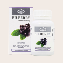 호주 네이처스탑 고함량 빌베리 10000 mg 눈건강 루테인 성인 어린이 겸용, 60캡슐 30일분-1개 (4550원 할인)