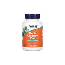 Now Foods 나우푸드 코랄칼슘 산호칼슘 100배지캡슐 Coral Calcium Vitamin D 에르고칼시페롤 Ergocalciferol 산화 마그네슘 구연산염 아스파르트산