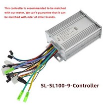 전기 스쿠터 모터 컨트롤러 36V 60V 500W 지능형 자전거 브러시리스 DC LCD 악기 세트의 제어 185433, SL100-9-Controller