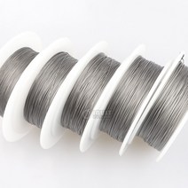 코팅 와이어목줄 100m 낚시줄 바다목줄 와이어줄 바다낚시줄, 0.55mm
