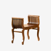 [유캐슬] ★ONLY아이몰★ 마호가니 엔틱 원목 1인용 벤치, 상세 설명 참조