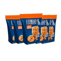 (독일직배) 알카 엘리펀트 스퀴즈드 프레즐 블랙&화이트 참깨 스낵 과자 80g 5팩 Alka Elephant Squeezed Pretzels Black & White Sesame