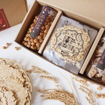 [풍심당] 3종 선물세트 호롱칩10개+두번 구운 병아리콩(150g)+호롱차(15티백), 무설탕카라멜병아리콩, 현미차