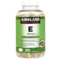 커클랜드시그니처 비타민E 180mg 500정 Kirkland Signature Vitamin E