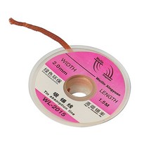 닛블1PCS 용접 솔더 리무버 폭 1.5mm 2mm 3mm 길이 1.5M 디 브레이드 윅 와이어 1515 3015, 03 2515