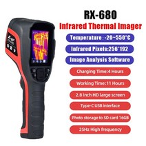 열체크기 열화상카메라 스마트폰 열상 UTi260B 적외선 는 PCB 회로 산업 감지, RX-680, 협력사