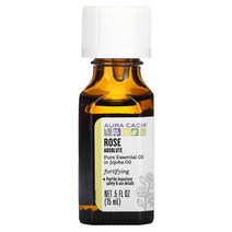Aura Cacia Pure Essential Oil Rose Absolute 0.5 fl oz (15 ml)