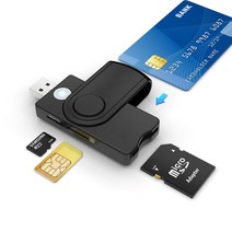 UTHAI X02 USB SIM 스마트 카드 리더 은행 IC/ID EMV SD TF MMC USB-CCID ISO 7816 Windows 7 8 10 Linux OS, 03 X04