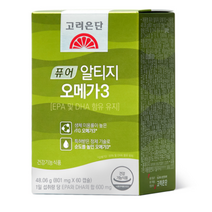 고려은단 퓨어 알티지 rTG 오메가3 60캡슐, 39개