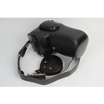 PU 가죽 카메라 케이스 가방 니콘 D800 D810 24-70mm 렌즈 스트랩 미니 배터리 오픈 디자인, 01 coffee