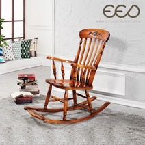 [이드가구] 프렌치 빈티지 엔틱가구 우드 엔틱 흔들의자 T1154, 단품