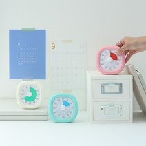 모모팝 집중력향상 공부 타이머, LV-3062-MB 민트블루