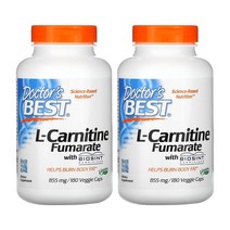 닥터스베스트 엘카르니틴 855mg 180베지캡슐 2팩 카르니틴 푸마르산 Biosint Carnitines