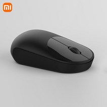 레이저 무선 마우스 Orignial xiaomi mi usb 연결 1200dpi 2.4ghz wifi 광학 음소거 미니 노트북 노트북 홈 오피스 게임용, 검은색