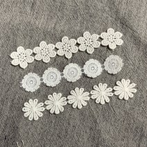 1롤 / 미니꽃 모티브 레이스 플라워 꽃 레이스 리본공예 DIY, B