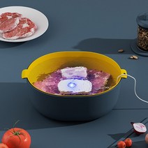 과일 초음파세척기 야채 채소 농약 살균 제거 휴대용 초음파 식품 세척기 과일 야채 무선 청정기 컴팩트, 한개옵션0