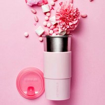 안새는 에스프레소 미숫가루 텀블러 마개 소량제작 다이소텀블러 B78, 아이콘텀블러650ml리빙코랄