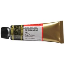 미젤로 미션 골드 수채화물감 C W511 Permanent Red, 15ml, W511 PermanentRed　1개